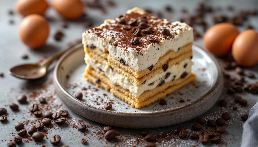 Tiramisu au mascarpone italien : la recette de Cyril Lignac avec café espresso et cacao Van Houten