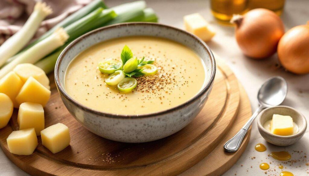 Laurent Mariotte révèle sa soupe de poireau et pomme de terre dans Petits Plats en Équilibre sur TF1