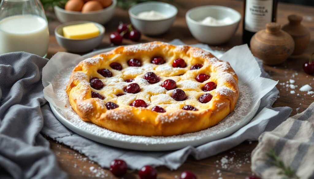 Clafoutis aux cerises : Julie Andrieu publie sa recette dans Les Carnets de Julie avec cerises du Luberon