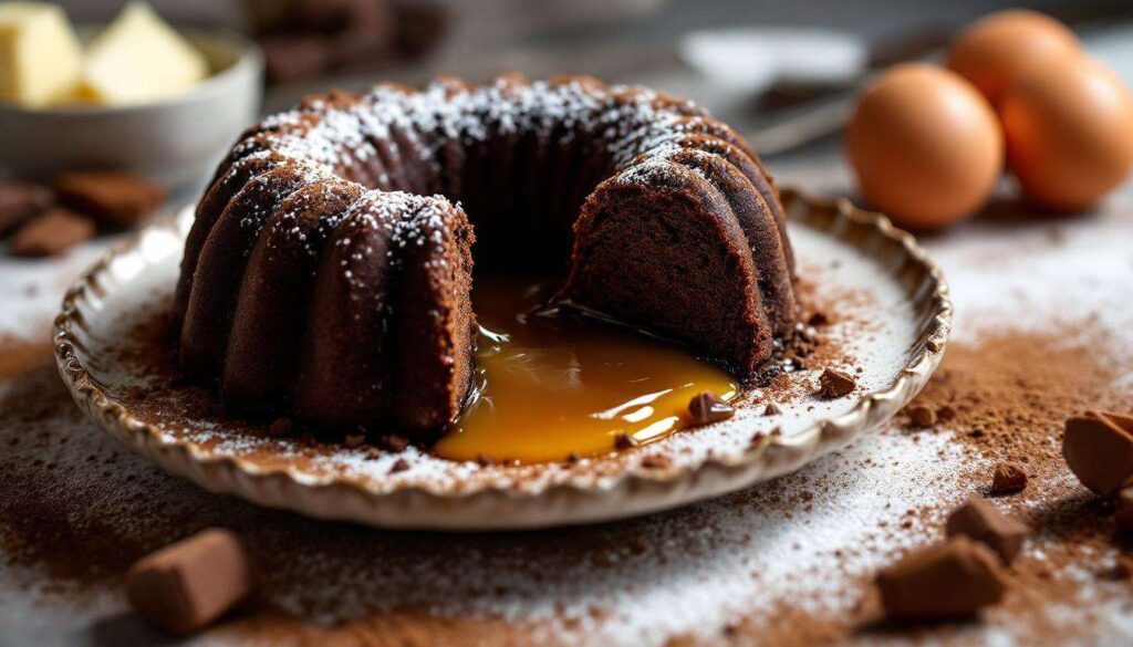 Fondant au chocolat Valrhona : la recette de Christophe Michalak en 6 étapes avec cœur coulant