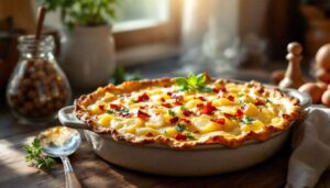 Julie Andrieu cuisine une tartiflette au reblochon de Savoie dans Les Carnets de Julie sur France 3