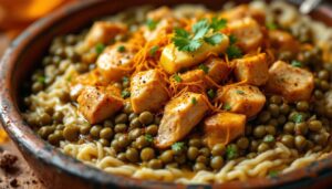 Moins connu que le tajine, ce rfissa marocain au poulet et lentilles réconforte comme aucun autre plat du ramadan