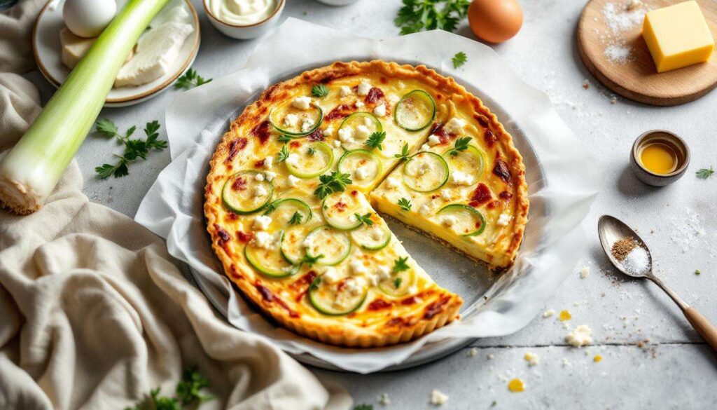 Quiche sans pâte aux poireaux et chèvre : si légère et fondante que vous ne reviendrez plus en arrière