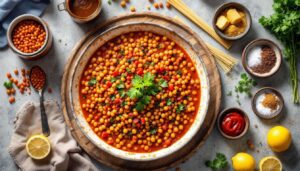 Harira express aux lentilles corail : prête en 20 minutes, aussi savoureuse que la version traditionnelle