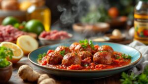 Ces boulettes de viande à la marocaine mijotées en sauce tomate sont le plat le plus demandé du ramadan