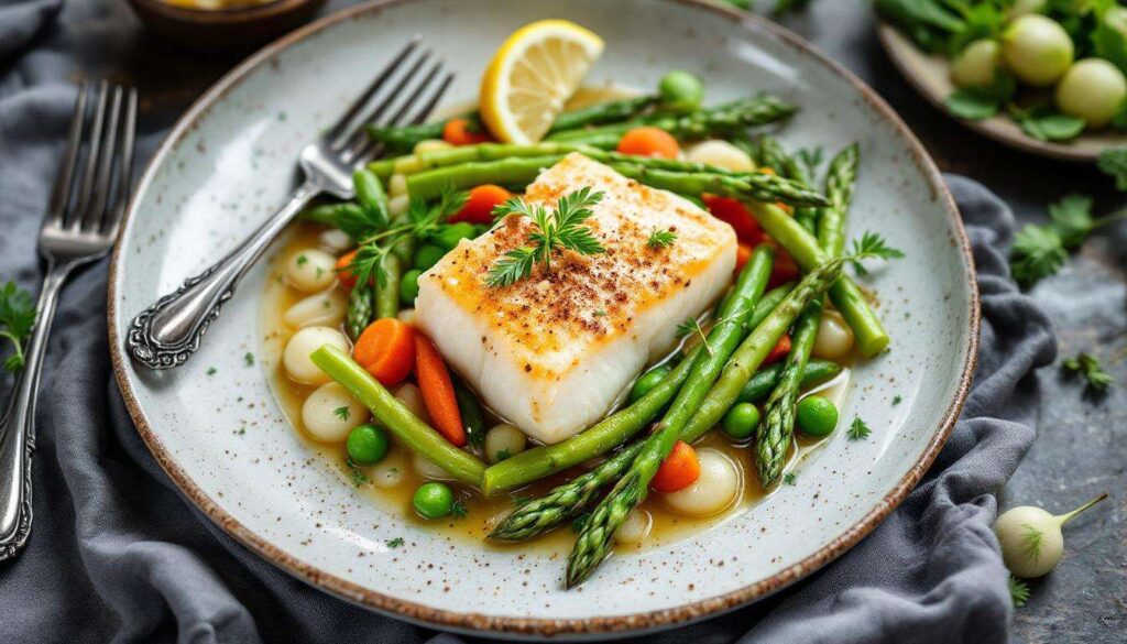 Blanquette de poisson aux légumes de printemps : plus légère que la version classique et tout aussi réconfortante