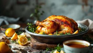 Poulet rôti parfait : la technique du citron glissé sous la peau qui change tout selon Yannick Alléno