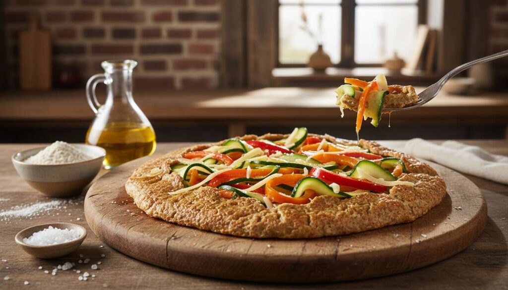 Galette de sarrasin aux légumes croquants : recette savoureuse