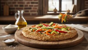 Galette de sarrasin aux légumes croquants : recette savoureuse