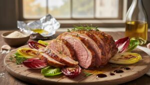 Recette d'agneau des Alpilles et légumes amers de Fanny Rey