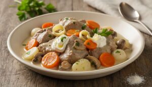 Recette de blanquette de veau aux petits légumes