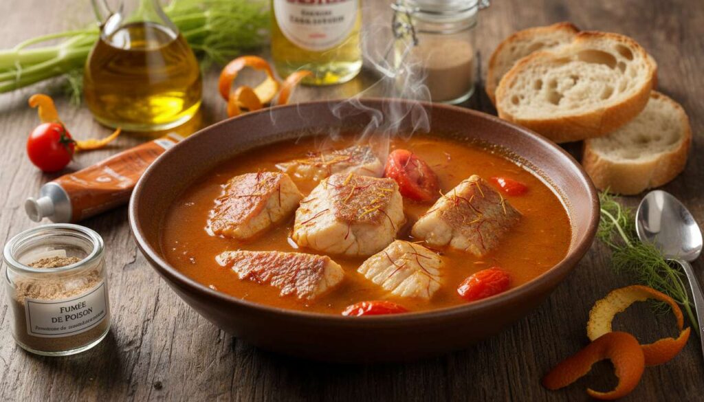 Recette de bouillabaisse de Mimi Goude par Julie Andrieu