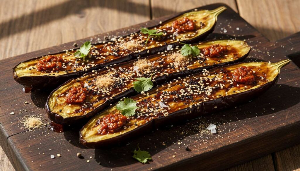 Recette d'aubergines grillées de Malaca : découvrez la préparation idéale