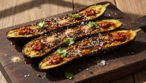 Recette d'aubergines grillées de Malaca : découvrez la préparation idéale