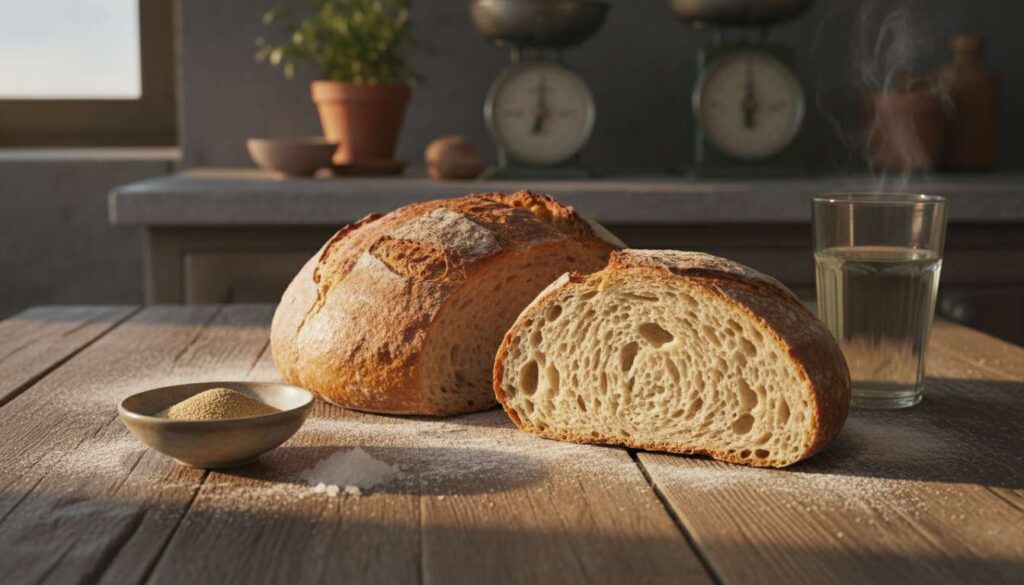 Recette du pain cocotte de Julie Andrieu