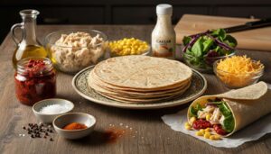 Wrap poulet express : recette rapide et gourmande