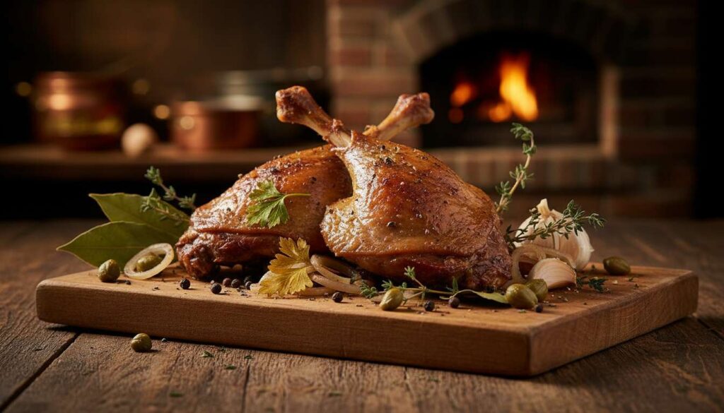 Recette de confit de canard aux câpres