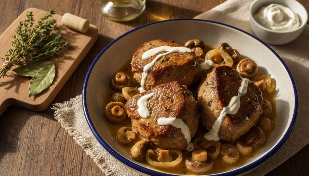 Rouelles de veau à la Mancelle de Gérard : recette savoureuse