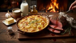 Gratin dauphinois et rôti de bœuf par Thierry Marx