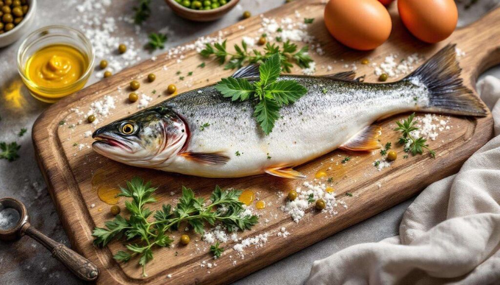 Truites à la sauce verte de Laure : recette savoureuse