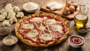 Pizza au chou-fleur de Julie Andrieu : la recette saine et savoureuse