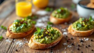 Tartines de fèves à la menthe : recette rafraîchissante et savoureuse