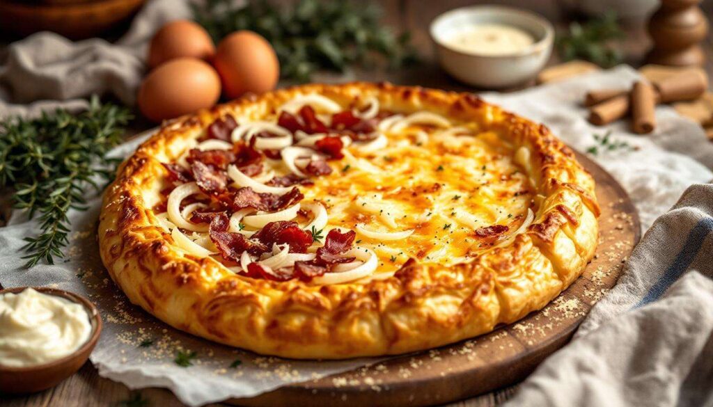 Recette de la tourte aux œufs de Marlène par Julie Andrieu