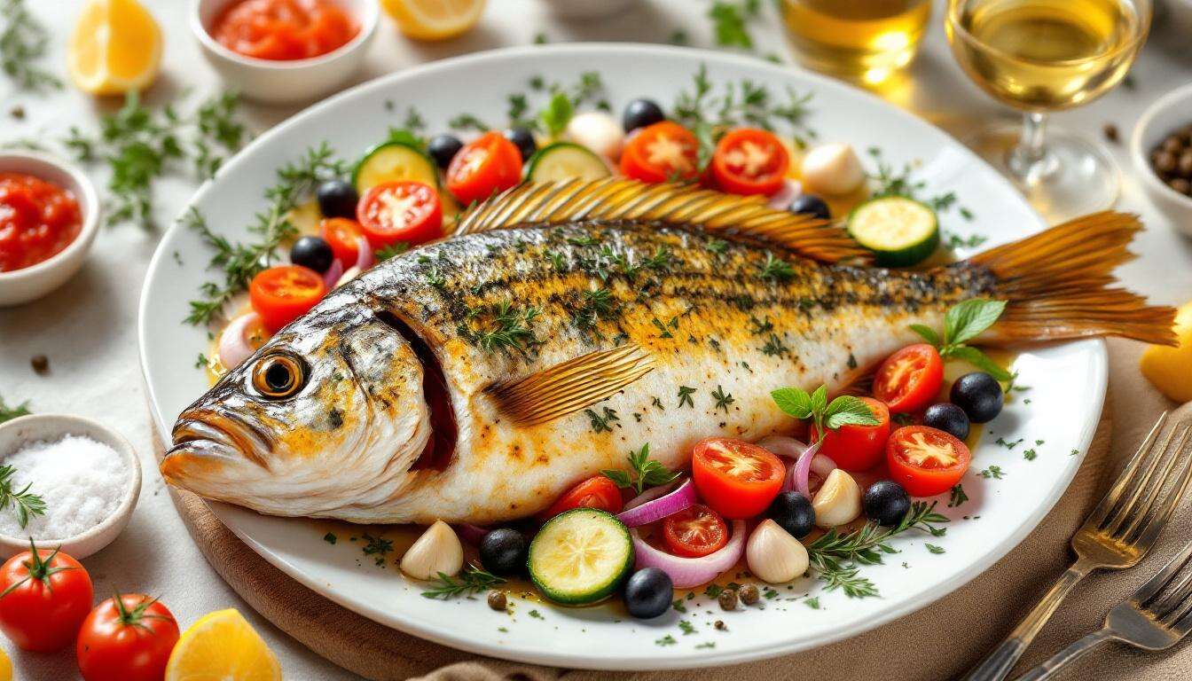 Recette du bar au four à la provençale