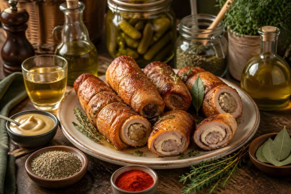 Queues de cochon farcies à la Jean : recette gourmande