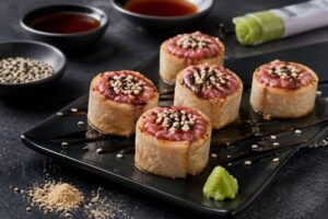 Recette de bread maki chaud de boeuf par Thierry Marx