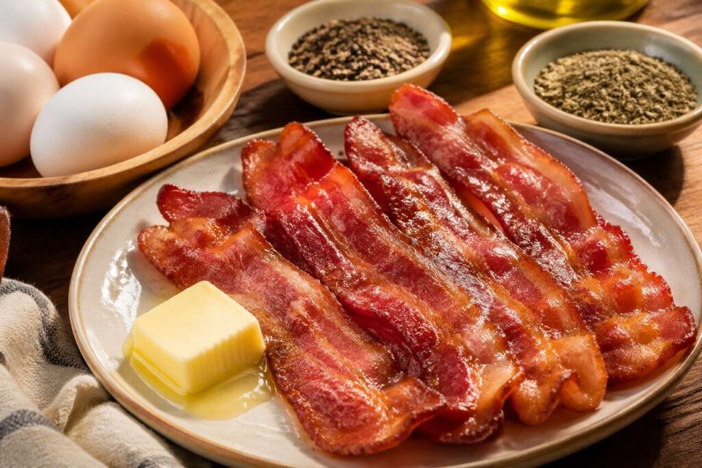 Œufs bacon minute : recette rapide et facile