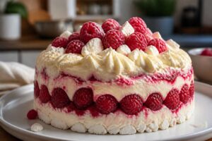 Vacherin vanille-framboise de Nicolas : recette gourmande