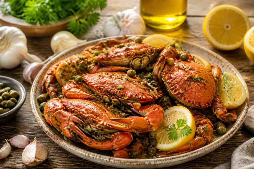 Crabes à la capretonnaise de Vincent : recette savoureuse