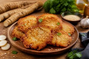 Beignets de salsifis au sésame : recette savoureuse