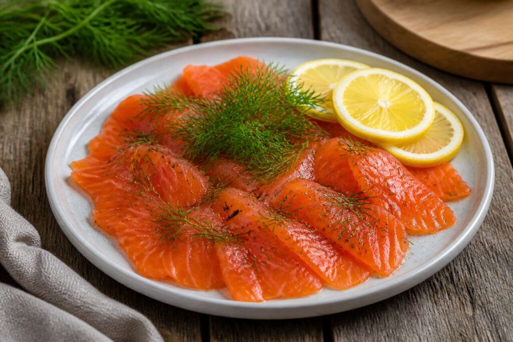 Gravlax de truite par Stéphane