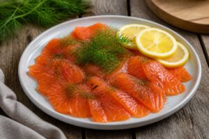 Gravlax de truite par Stéphane