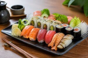 Recette de sushis et makis de Julie Andrieu
