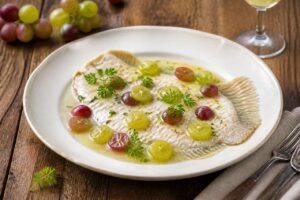 Recette de turbot véronique par Julie Andrieu