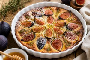 Clafoutis aux figues fraîches : la recette facile et gourmande de monique