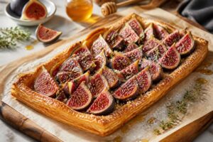 Tarte feuilletée aux figues : la recette de Julie Andrieu