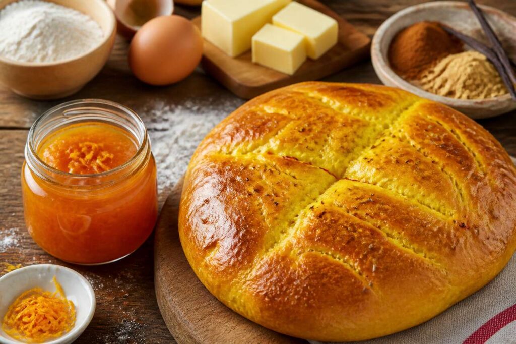 Recette de fouace cantalienne et confiture de potiron de Marie-Antoinette