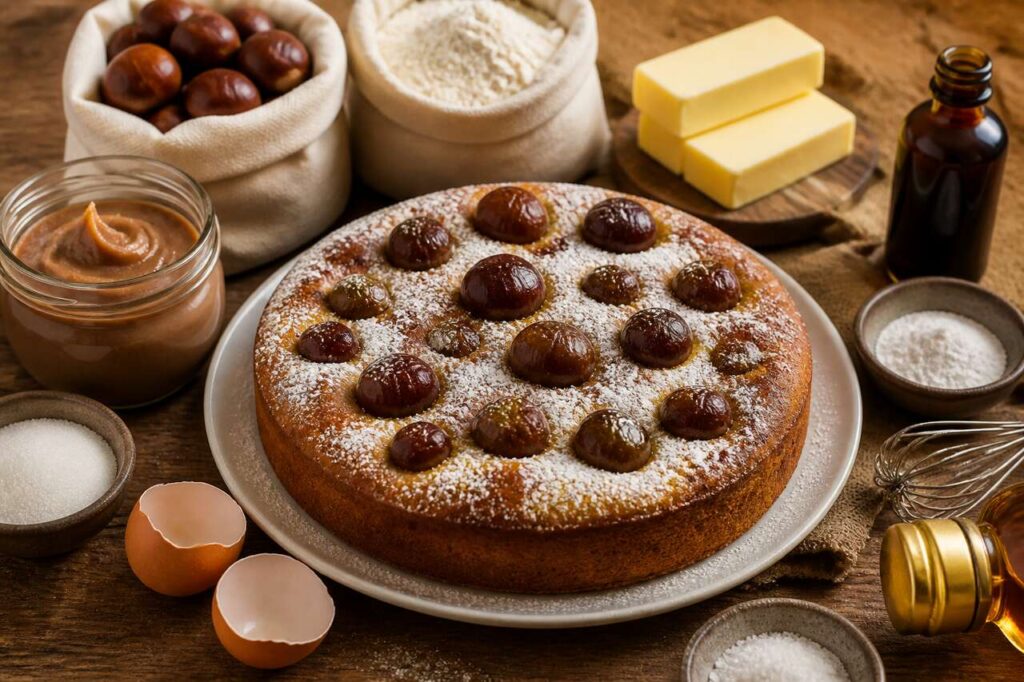 Gâteau d'Alexandrine aux marrons façon Karine : recette délicieuse