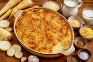 Gratin de panais au parmesan : recette facile et savoureuse