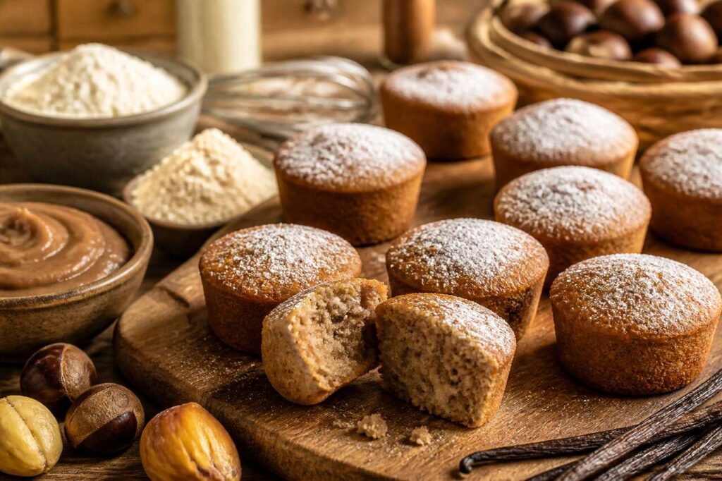Recette : mini moelleux aux marrons pour la fête des pères