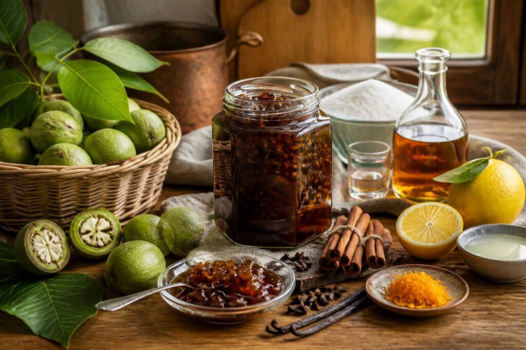 Confiture de noix vertes de Jean-Luc : recette authentique