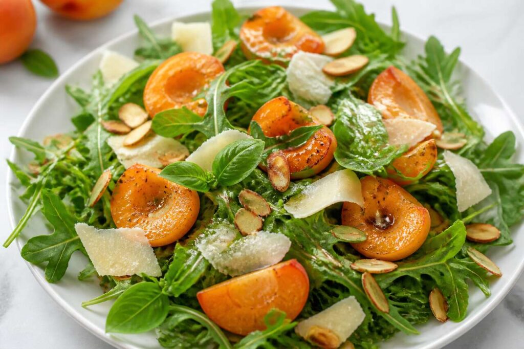 Salade d'abricots et parmesan : une recette estivale rafraîchissante