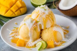 Frozen yogurt mangue-coco : une recette rafraîchissante