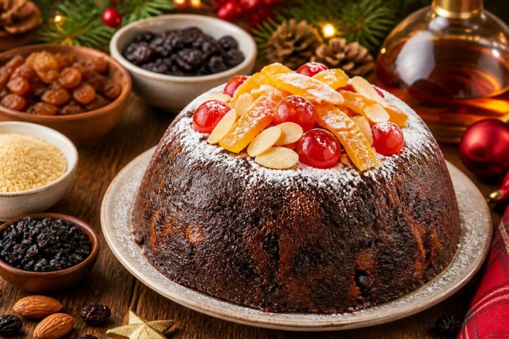 Recette du Christmas pudding de Martine par Julie Andrieu