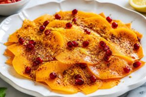 Salade de butternut crue : recette végétale du chef Romain Meder